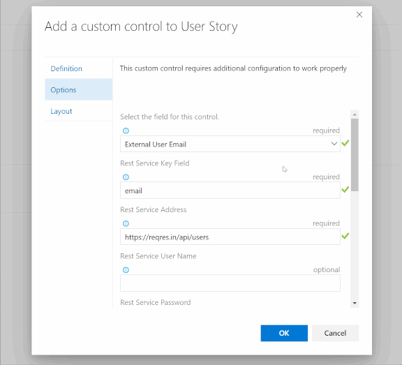 Settings Form